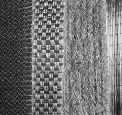 E-glass fiber composite mat stitch - multiaxial Series